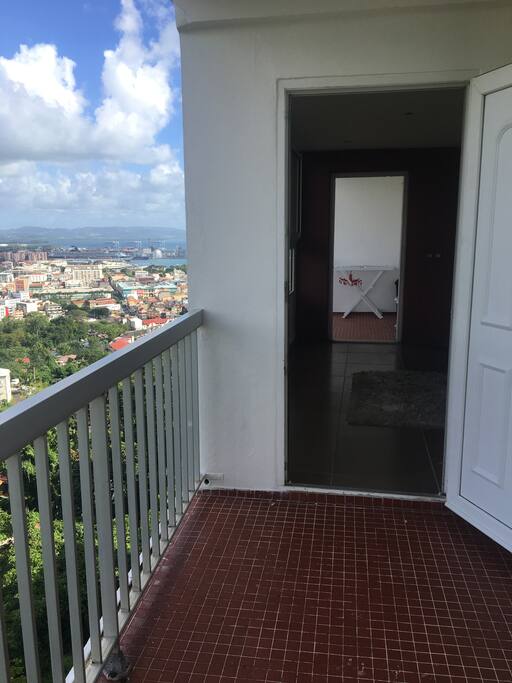 Double balcon en enfilade