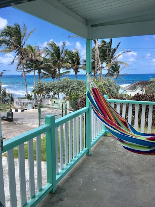 Patio overlooking Bathsheba