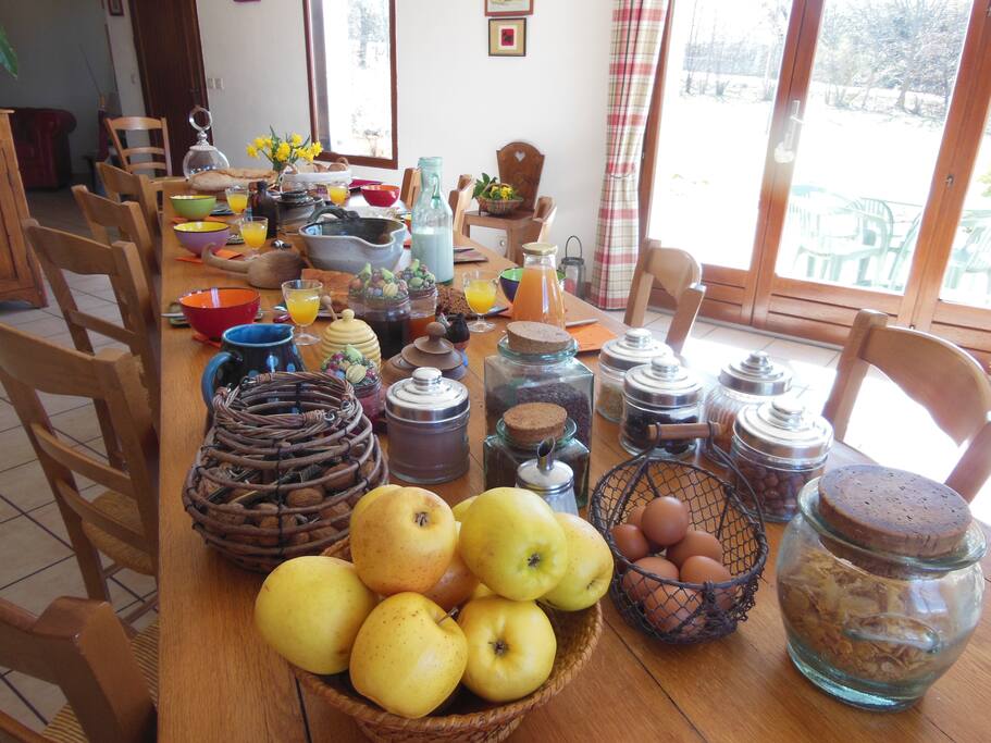 le petit déjeuner campagnard