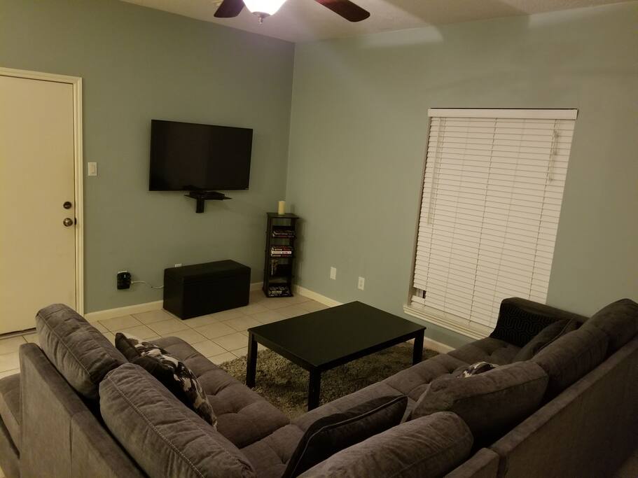 1st floor living room. Amazon firestick w/Kodi.