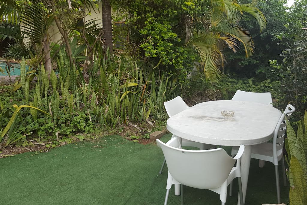 Outside garden for a braai