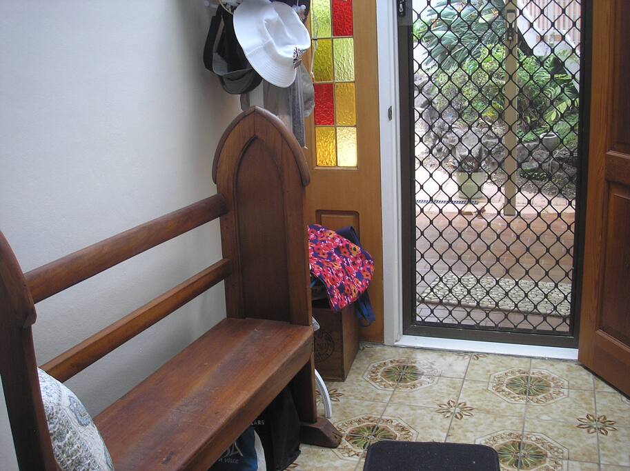 Front door from inside unit