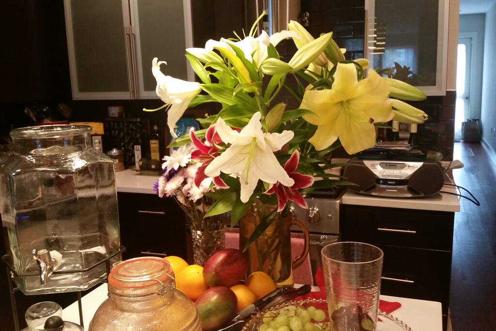 Farmer's market means lots of color at home!