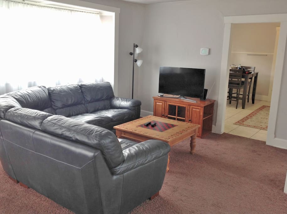 Living area with TV