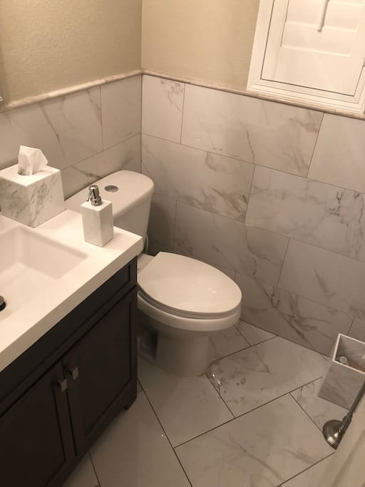 Shared half bath (downstairs)