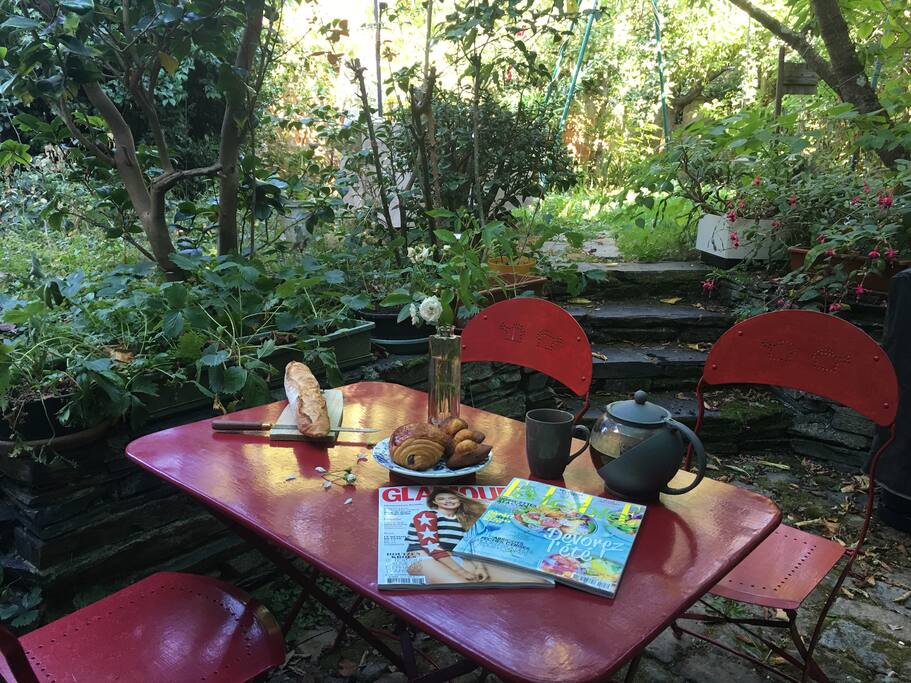 Le jardin est accessible aux voyageurs