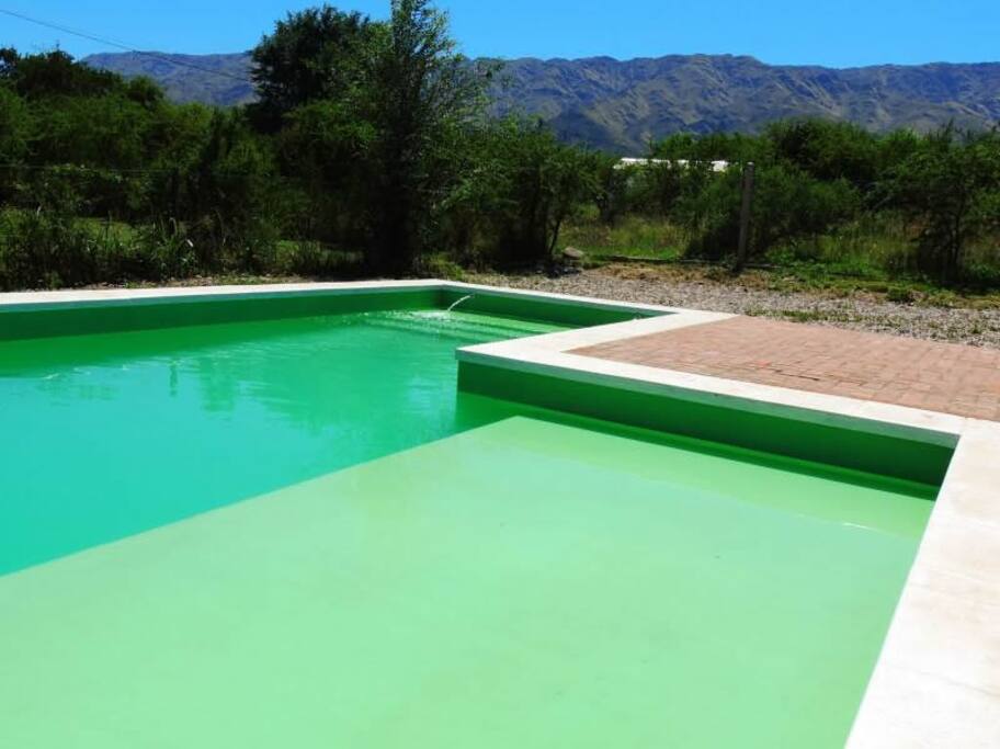 PISCINA CON SOLARIUM Y DECK HÚMEDO