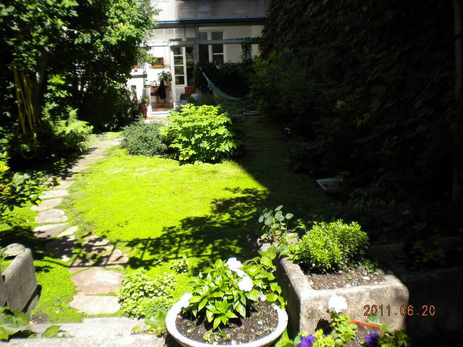 Entrée jardin