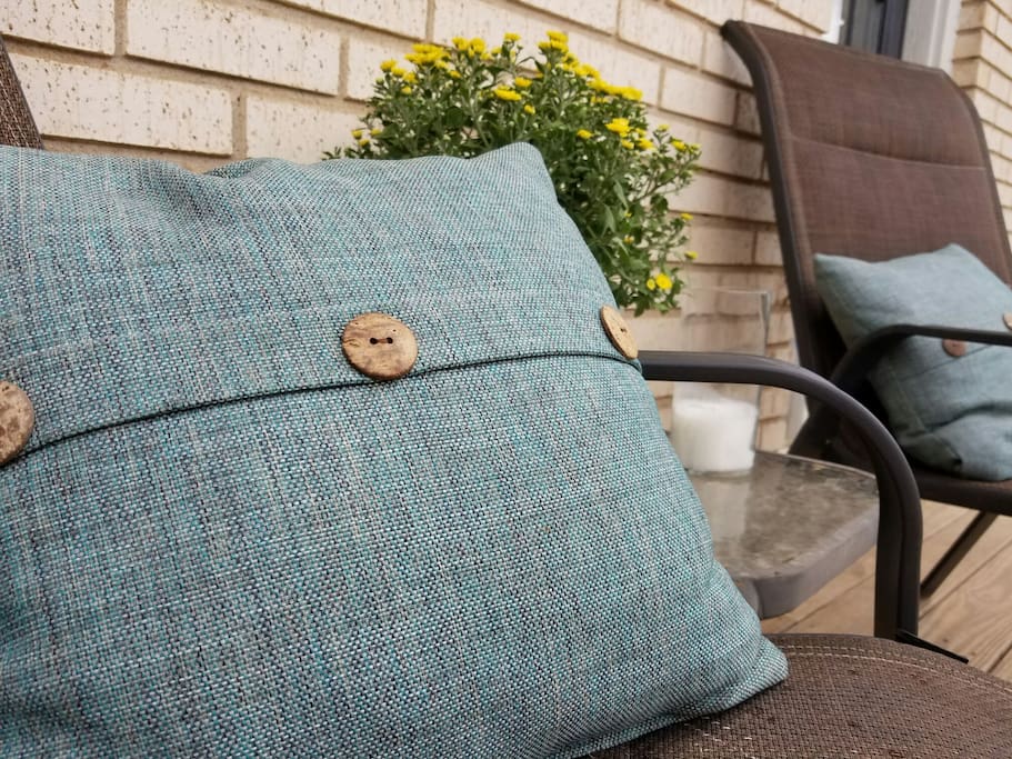 Back deck relaxation.