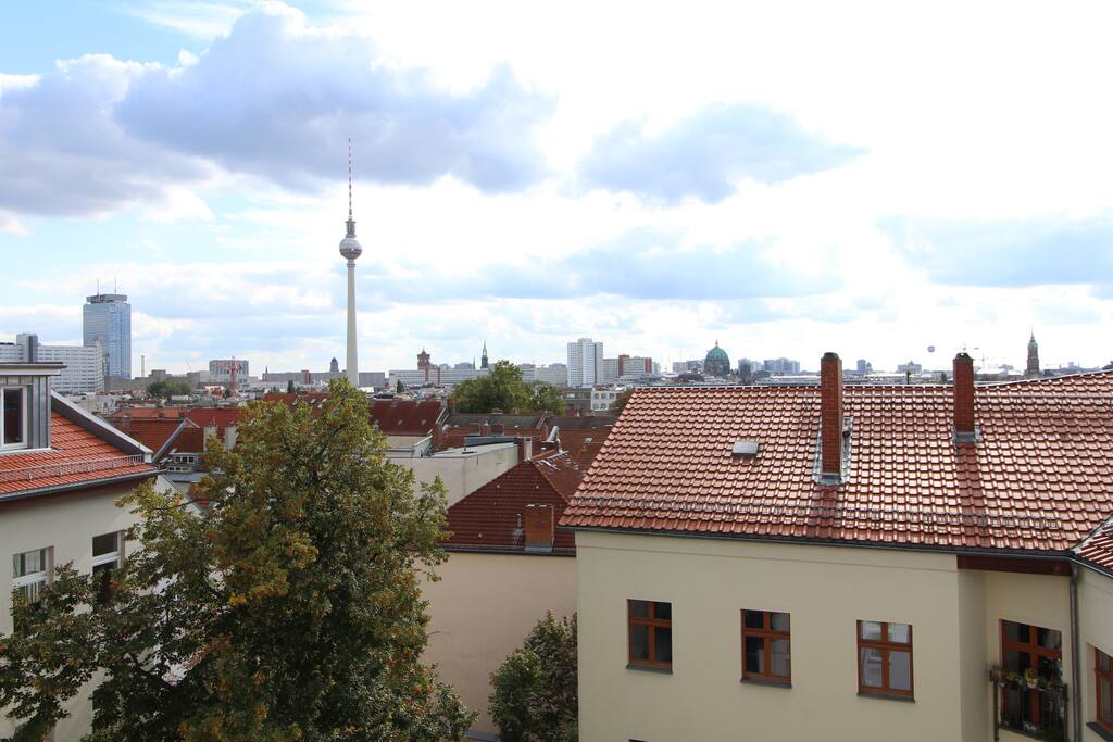 The amazing view over Berlin.
