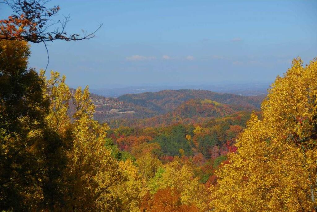 Beautiful Mountain View in the Fall