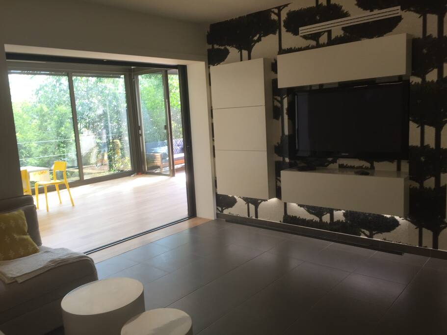 VERANDA VUE DU SALON