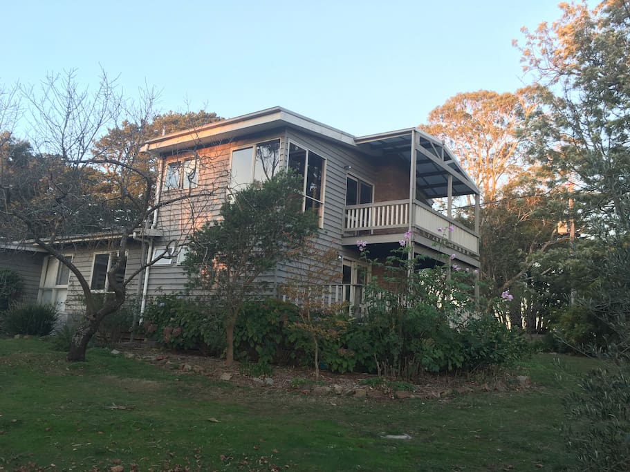 House view from tennis courts