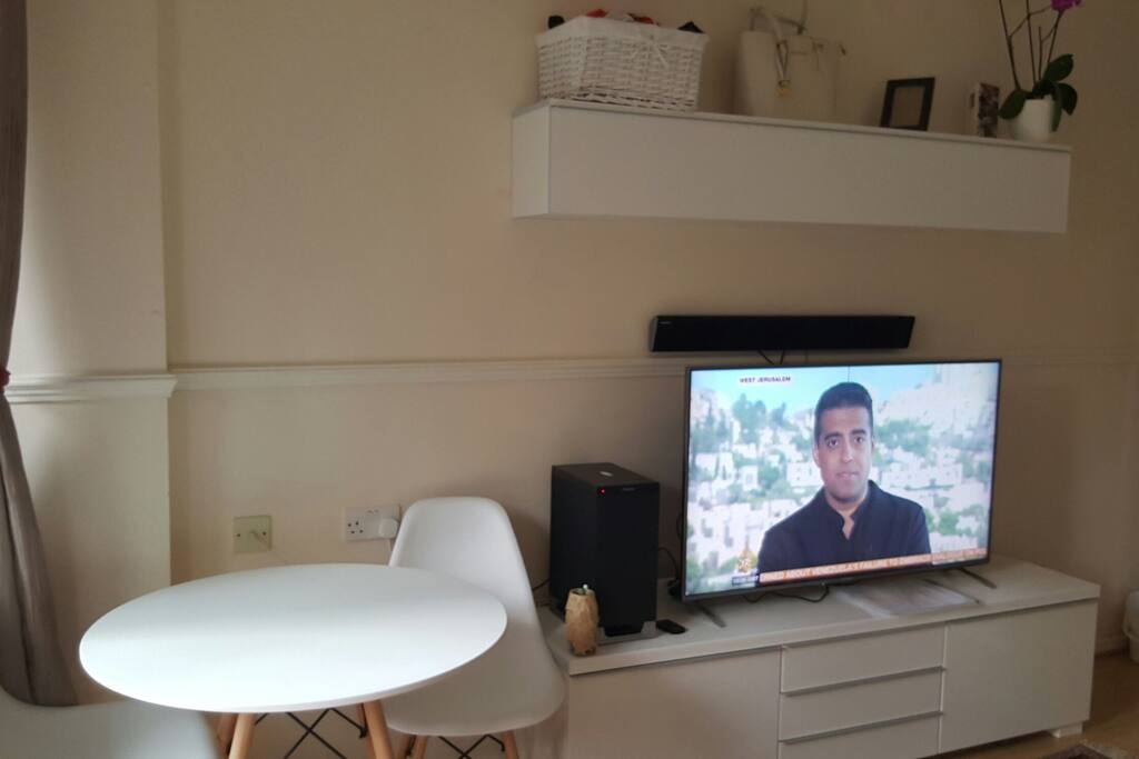 TV and sound system