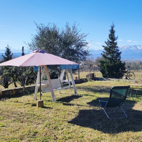 Villa with a lake view