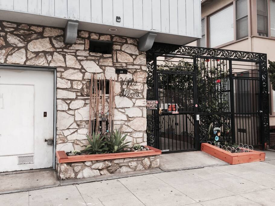 Front Entrance. Secure Building. Keyless entry