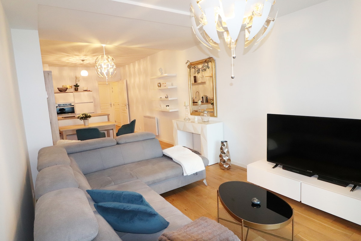 Successful Airbnb property: Chic & Cozy Apartment in Historic Center/Courthouse in Val D'oise