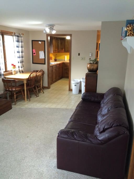 Coming in off the deck. *We have upgraded the dining room table, pictures coming soon.