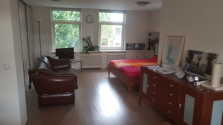 sofa yenye sehemu mbili kwa ajili ya kutazama televisheni