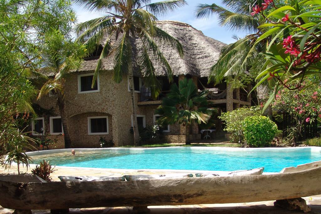 Huge garden and very large swimming pool