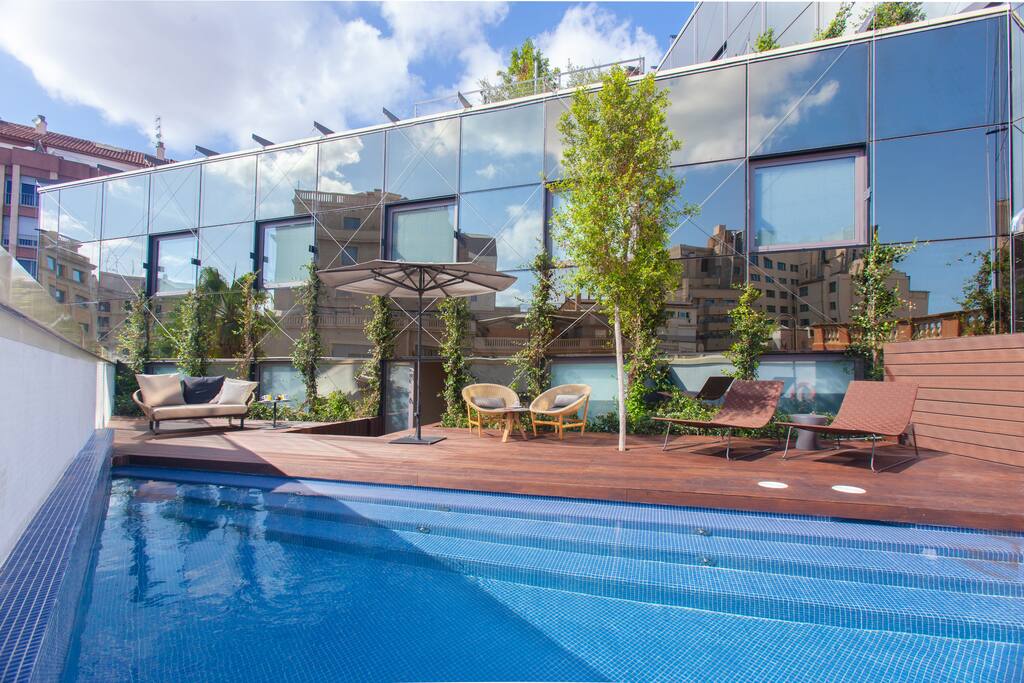 Grand Suite 3 - Private terrace with pool