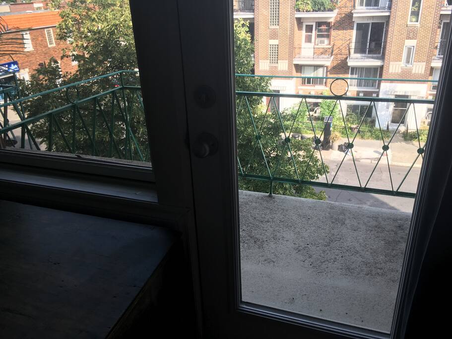 Balcon chambre 1