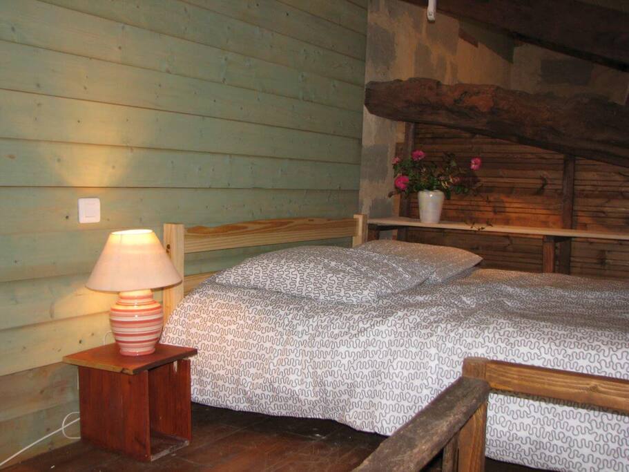 Lit double en mezzanine