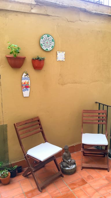 backyard terrace - la terraza