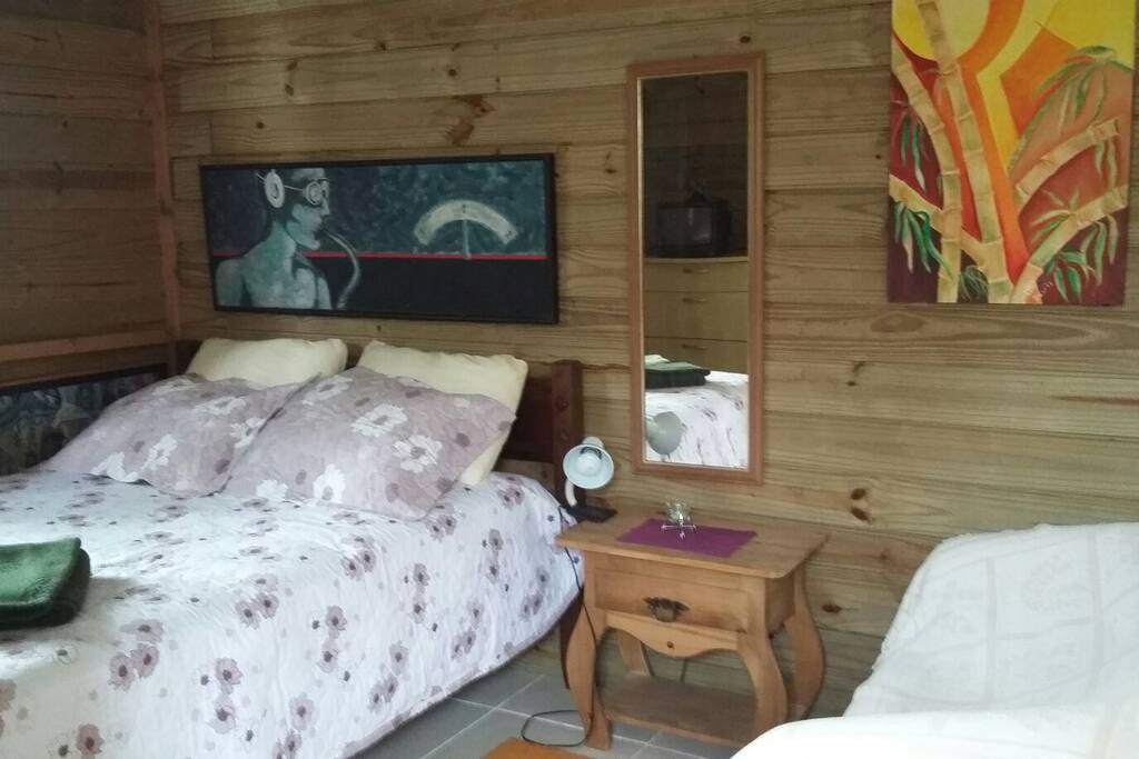 Cama e sofá