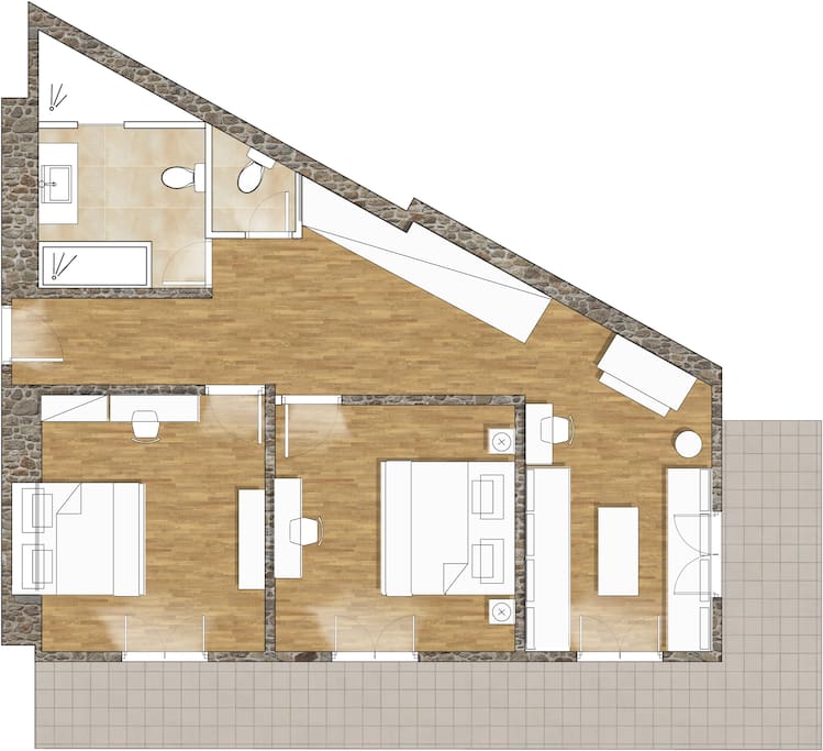 Plan of the Apartment