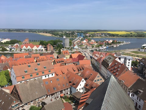 Old town romance in front of Usedom