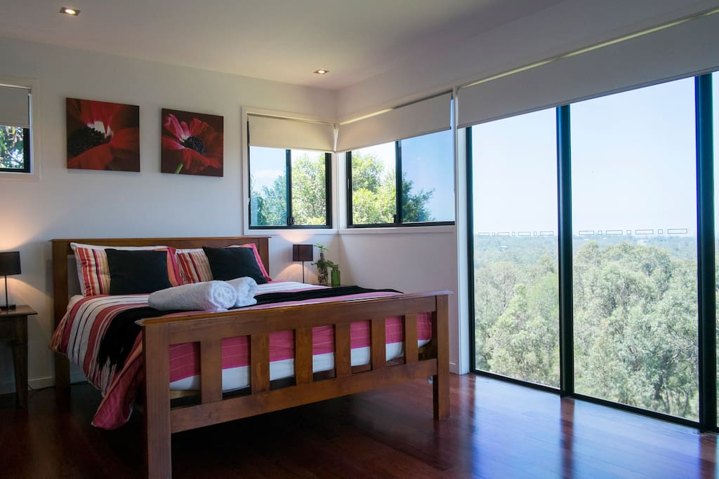 Lay in bed with your Nespresso coffee and watch the Gold Coast wake up.