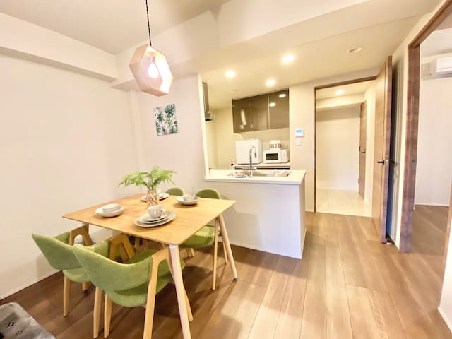 【7 mins walk】Akasaka-mitsuke/Free WiFi/max 6guests