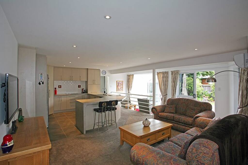 Living and kitchen