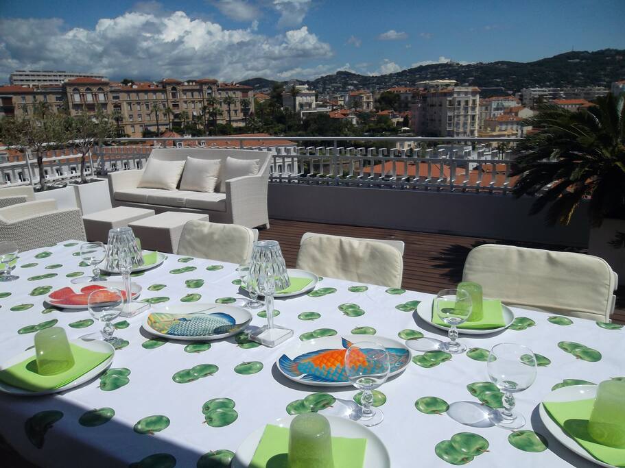 Large terrace