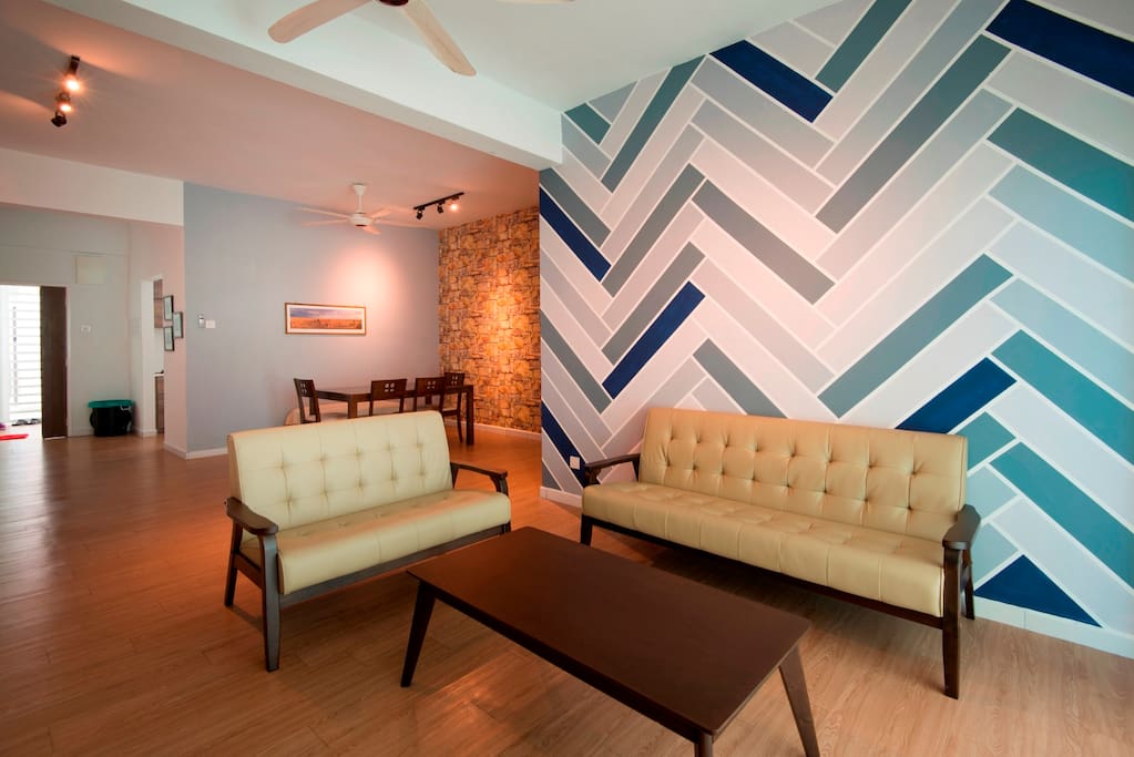 Living room fills photos from local artists