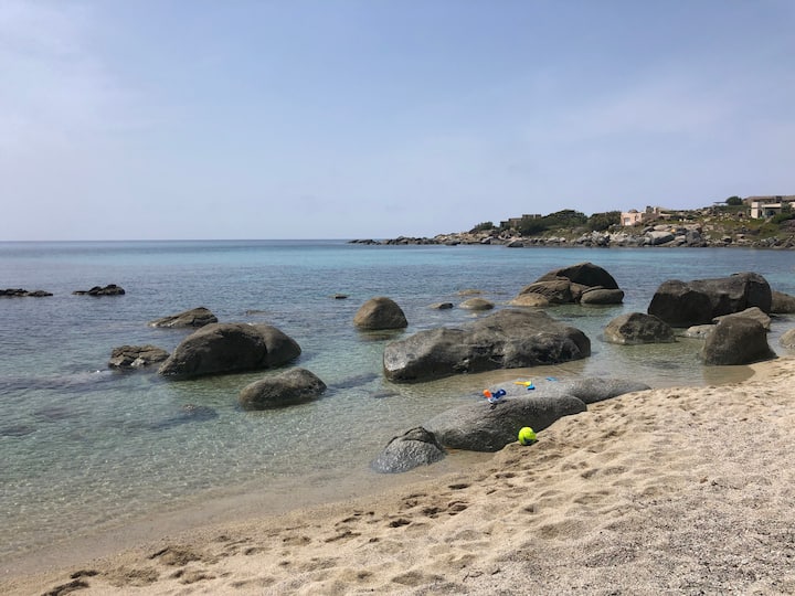Villa Pieds Dans Leau Dans La Marine De Davia - Algajola