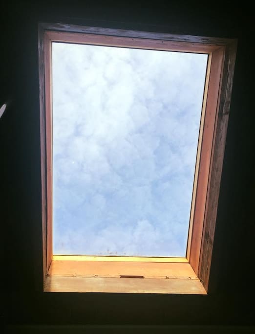 Skylight in the Master shower