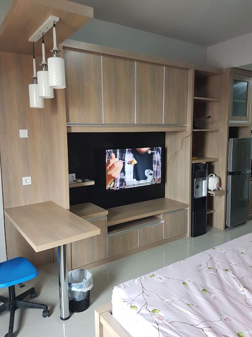 Full furnished with 46" LED TV