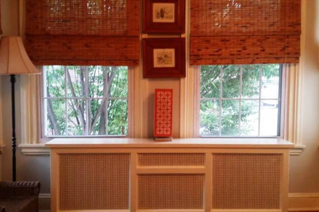 Bedroom is bright with 4 windows