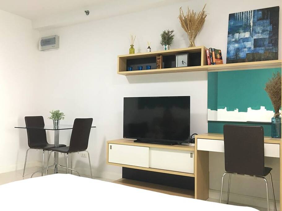 TV and Dining Table