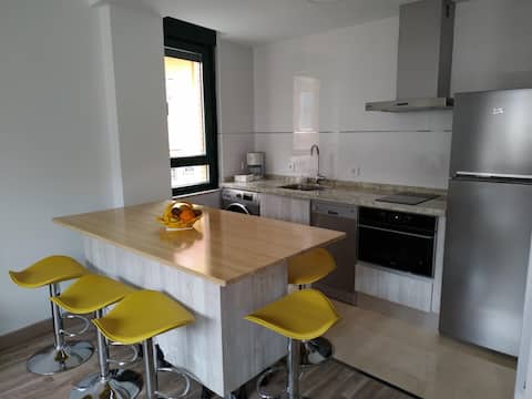New apartment with wifi and garage space
