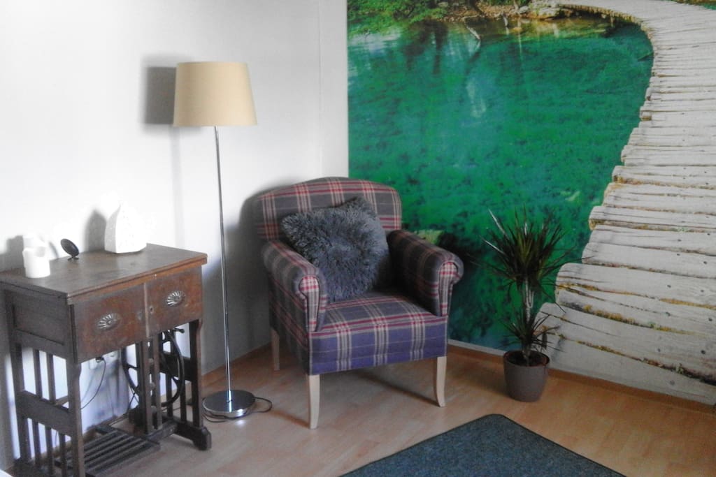 Lese- und Fernsehsessel mit Urlaubsfeeling