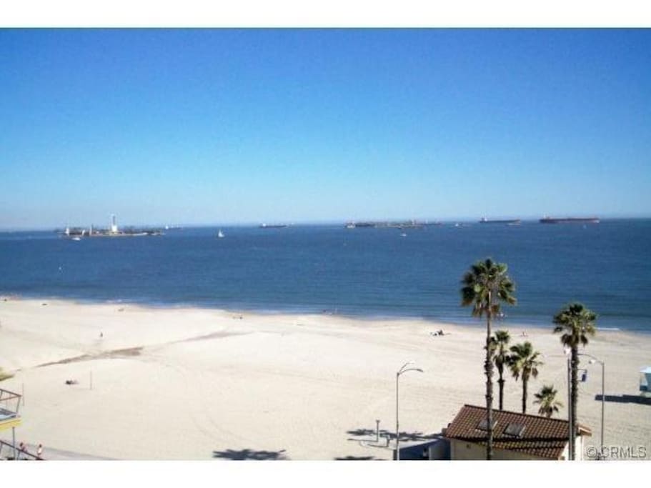 View of the Pacific from the balcony
