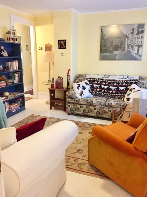 Living room and common space