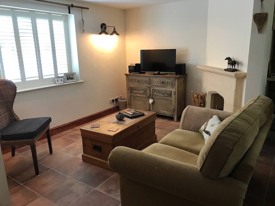 The lounge area