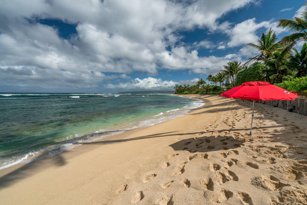 Large private beach to yourselves. Far away from public beach access