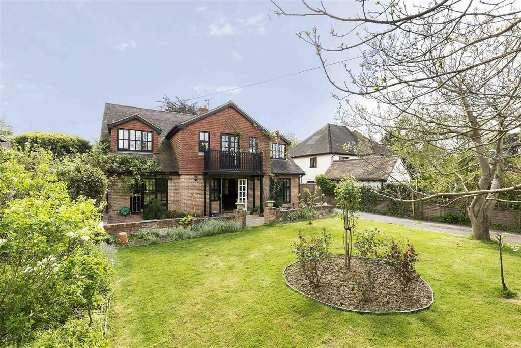 Large detached house near the sea.