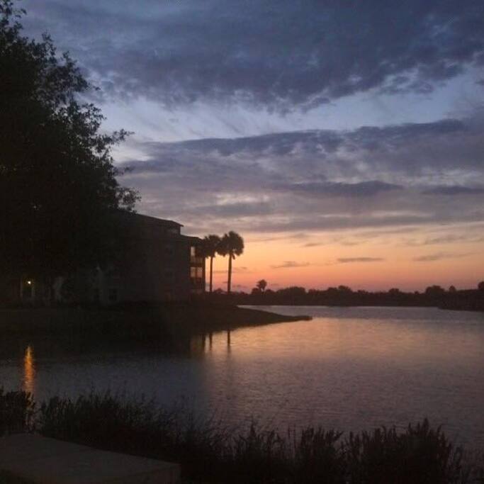 Amazing sunset view of our condo