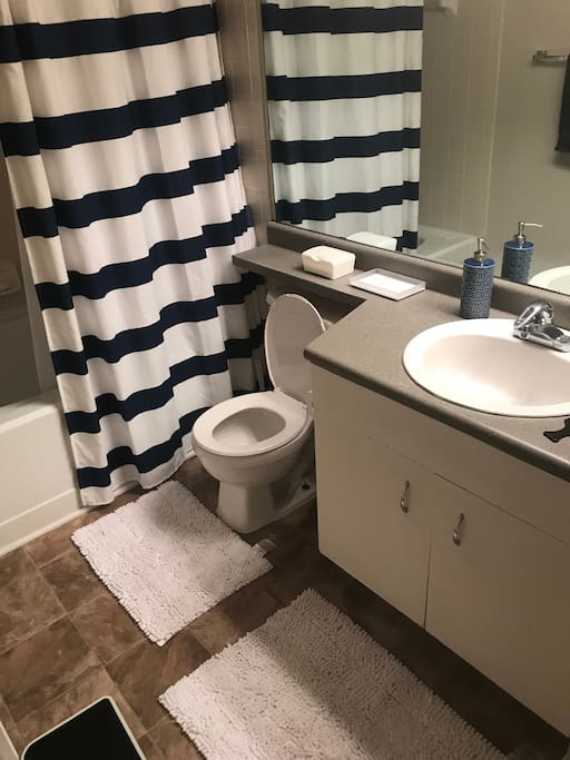 Modern bathroom with large garden tub!!!